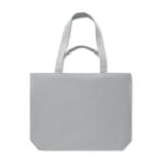 Einkauf- oder Strandtasche Grau, Rückansicht