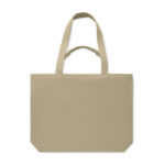 Einkauf- oder Strandtasche Braun, Rückansicht