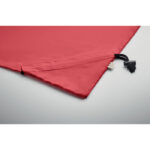 Faltbare Einkaufstasche Rot, Detailaufnahme des Materials