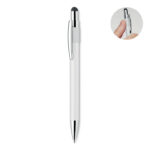 Druckkugelschreiber mit Stylus Weiß als Werbeartikel mit Logodruck