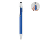 Druckkugelschreiber mit Stylus Blau als Werbeartikel mit Logodruck