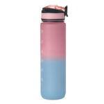 Sport-Trinkflasche RPET 1L Rosa, Seitenansicht