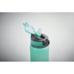 Sport-Trinkflasche RPET 1L Blau, Detailaufnahme des Materials