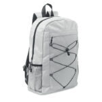 Rucksack 600D RPET Polyester Weiß als Werbeartikel mit Logodruck