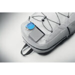 Rucksack 600D RPET Polyester Weiß, Detailaufnahme des Materials