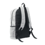 Rucksack 600D RPET Polyester Weiß, Seitenansicht