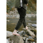 Rucksack 600D RPET Polyester Gruen mit markiertem Druckbereich für Ihr Logo