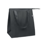 Kühltasche Non Woven RPET Schwarz als Werbeartikel mit Logodruck