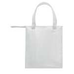 Kühltasche Non Woven RPET Weiß von oben