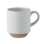 Keramikbecher 170 ml Weiß als Werbeartikel mit Logodruck