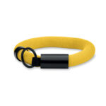 Schlüsselring mit Armband Gelb als Werbeartikel mit Logodruck