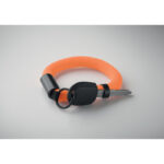 Schlüsselring mit Armband Orange, Detailaufnahme des Materials