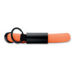 Schlüsselring mit Armband Orange, geöffnet dargestellt