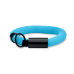 Schlüsselring mit Armband Blau als Werbeartikel mit Logodruck
