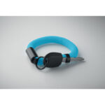 Schlüsselring mit Armband Blau, Detailaufnahme des Materials