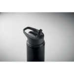 Einwandige Flasche 500 ml Schwarz, Detailaufnahme des Materials