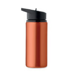Einwandige Flasche 500 ml Orange, Detailaufnahme des Materials
