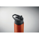 Einwandige Flasche 500 ml Orange, Seitenansicht