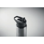 Einwandige Flasche 500 ml Silber, Detailaufnahme des Materials
