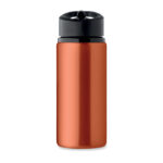 Einwandige Flasche 500 ml Silber, geöffnet dargestellt