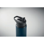 Einwandige Flasche 500 ml Blau, Detailaufnahme des Materials