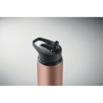 Einwandige Flasche 500 ml Braun, Seitenansicht