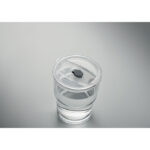Glasbecher mit Trinkhalm 400ml – Vorderansicht