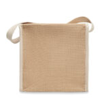 Kühltasche Jute 3L, geöffnet dargestellt