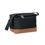 Kühltasche 600D RPET 5L Schwarz als Werbeartikel mit Logodruck