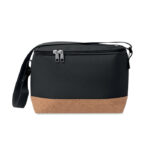 Kühltasche 600D RPET 5L Schwarz von oben