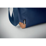 Kühltasche 600D RPET 5L Blau, Detailaufnahme des Materials