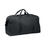 Sport- oder Reisetasche Schwarz als Werbeartikel mit Logodruck