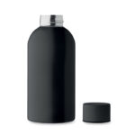 Einwandige Trinkflasche 500 ml Schwarz von oben