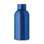 Einwandige Trinkflasche 500 ml Blau, Rückansicht