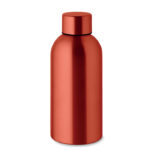Einwandige Trinkflasche 500 ml Rot als Werbeartikel mit Logodruck