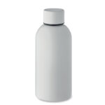 Einwandige Trinkflasche 500 ml Weiß als Werbeartikel mit Logodruck
