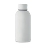 Einwandige Trinkflasche 500 ml Weiß, geöffnet dargestellt
