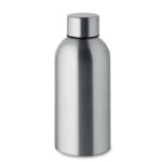 Einwandige Trinkflasche 500 ml Silber als Werbeartikel mit Logodruck