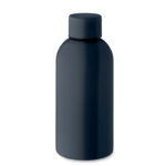 Einwandige Trinkflasche 500 ml Blau als Werbeartikel mit Logodruck