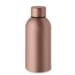 Einwandige Trinkflasche 500 ml Braun als Werbeartikel mit Logodruck