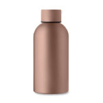 Einwandige Trinkflasche 500 ml Braun von oben