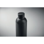Einwandige Trinkflasche 750 ml Schwarz, Detailaufnahme des Materials