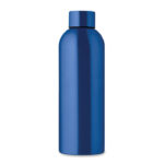 Einwandige Trinkflasche 750 ml Blau, Rückansicht