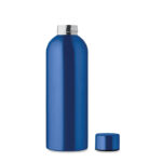Einwandige Trinkflasche 750 ml Blau, geöffnet dargestellt