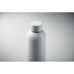 Einwandige Trinkflasche 750 ml Weiß, Detailaufnahme des Materials