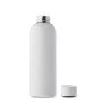 Einwandige Trinkflasche 750 ml Weiß von oben
