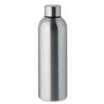 Einwandige Trinkflasche 750 ml Silber als Werbeartikel mit Logodruck