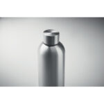 Einwandige Trinkflasche 750 ml Silber, Detailaufnahme des Materials