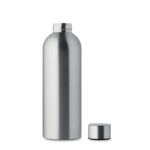 Einwandige Trinkflasche 750 ml Silber von oben