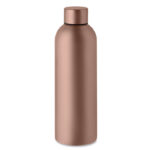 Einwandige Trinkflasche 750 ml Braun als Werbeartikel mit Logodruck